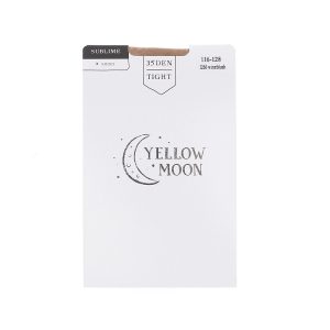 Yellow Moon - Girls glans panty 35 den